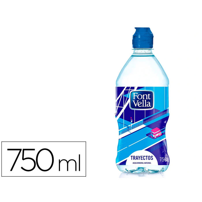 Font Vella Agua Mineral Natural Botella 750 ml 0 Font Vella Agua Mineral Natural Botella 750 ml 0