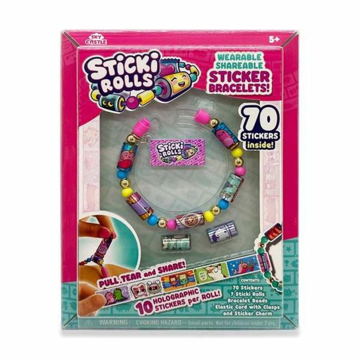 Famosa Set de Pulseras Sticki Rolls Temática Hawaii con 2 Rollos Intercambiables - Edad +5 años Famosa Set de Pulseras Sticki Rolls Temática Hawaii con 2 Rollos Intercambiables - Edad +5 años