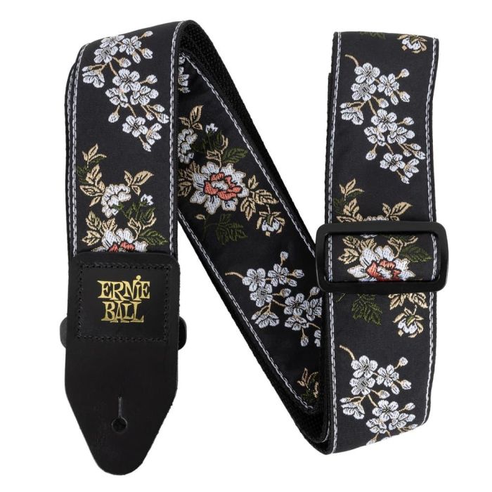 Correa Eb Guit/ Bajo Jacquard - White Blossom 1 Correa Eb Guit/ Bajo Jacquard - White Blossom 1