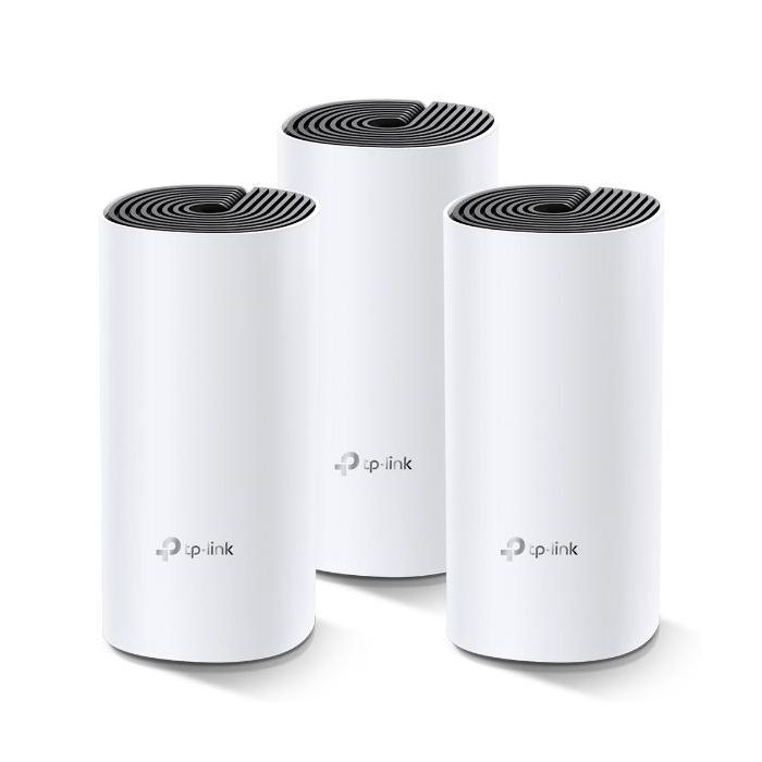 TP-LINK Punto de Acceso wifi DecoM4 con 3 dispositivos. Wifi Mesh, doble banda 2,4Ghz & 5Ghz TP-LINK Punto de Acceso wifi DecoM4 con 3 dispositivos. Wifi Mesh, doble banda 2,4Ghz & 5Ghz