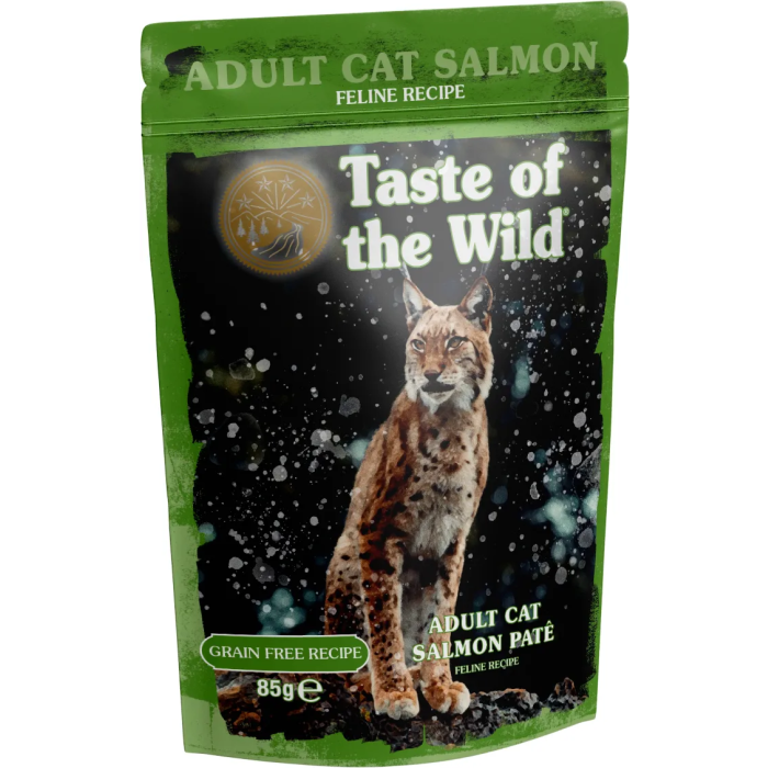 Taste of the Wild Feline Adult Salmon Pate Pouch 12x85 gr