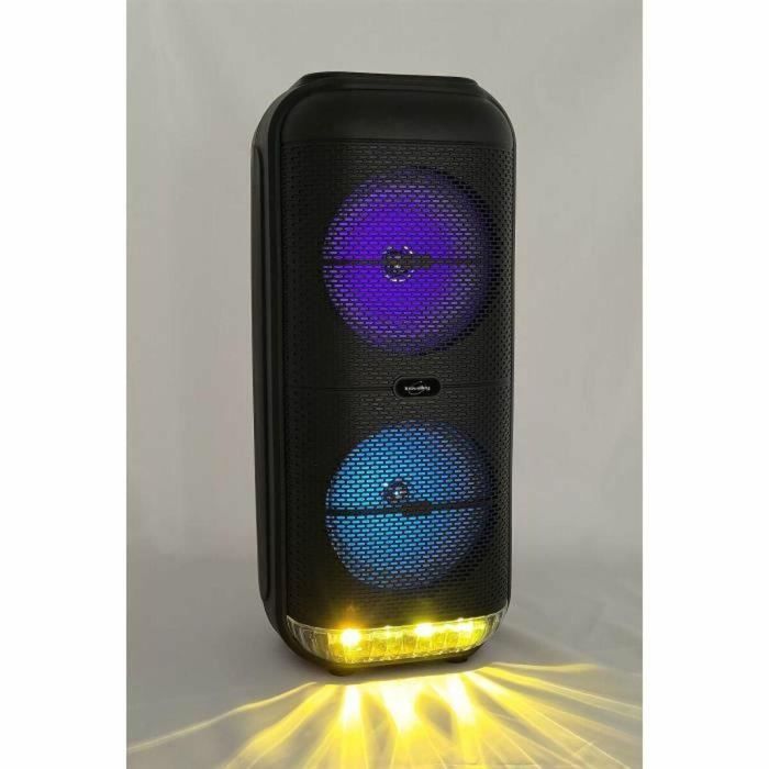 Inovalley KA22-BTH Altavoz Karaoke Iluminado 500W Bluetooth V5.0 49 cm Negro 5 Inovalley KA22-BTH Altavoz Karaoke Iluminado 500W Bluetooth V5.0 49 cm Negro 5