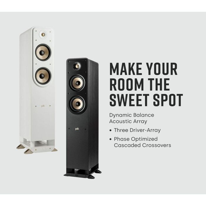 Altavoces Polk S50 ELITE Negro 150 W (2 Unidades) 1 Altavoces Polk S50 ELITE Negro 150 W (2 Unidades) 1