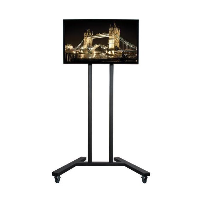 B-Tech BT8503 Soporte / Carro para pantallas planas grandes hasta 60 pulgadas, 50kg, VESA 800x600, Negro 2