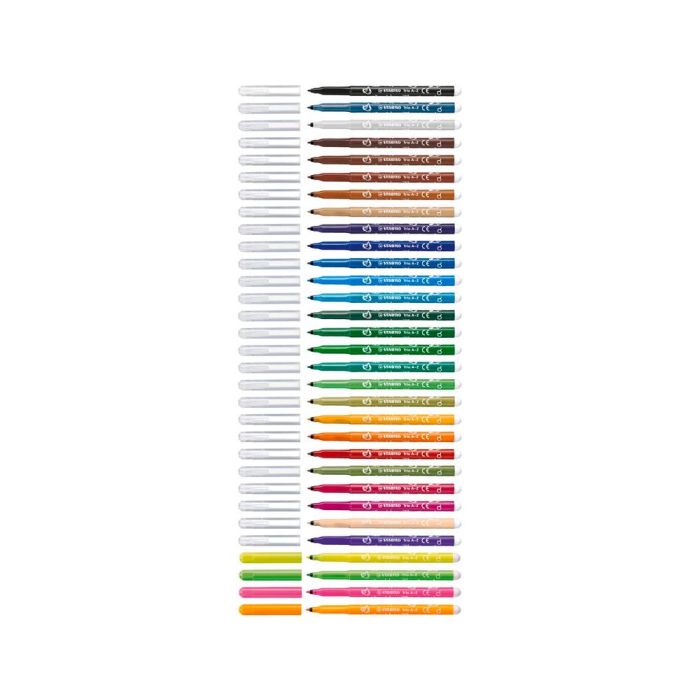 Rotulador Stabilo Fluorescente Fino Swing Cool Pastel Estuche De 8 Unidades Colores Surtidos 3