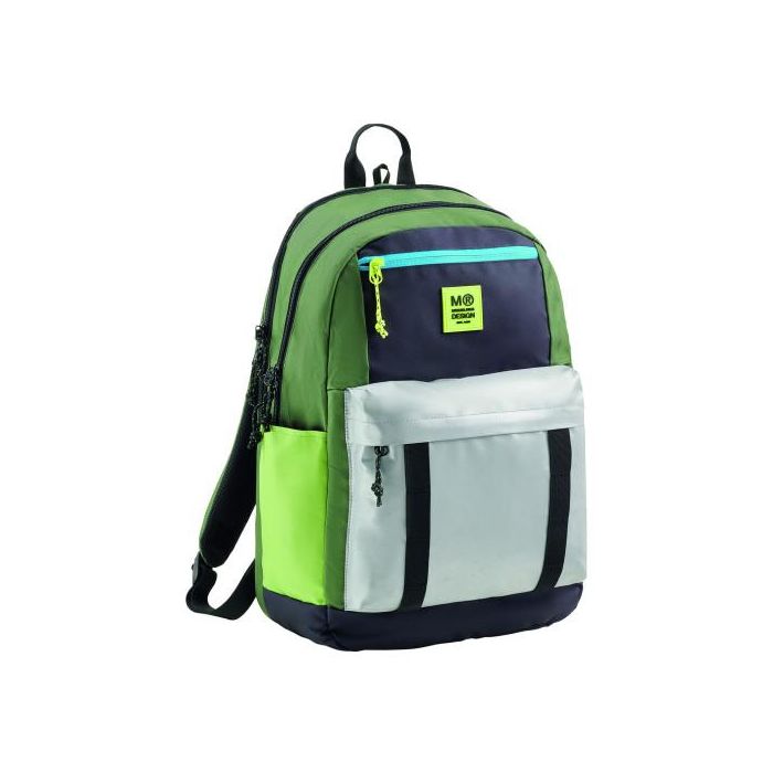 Miquelrius Mochila Triple Reciclada Amsterdam Rider Green MR19331 28L