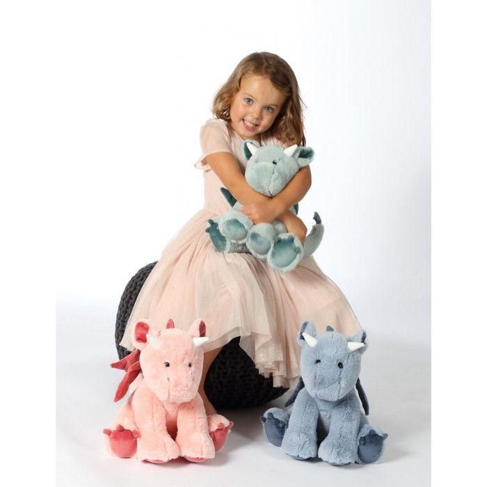 Peluche - Gipsy Toys - Dragón Floppy - 30cm - Rosa 4 Peluche - Gipsy Toys - Dragón Floppy - 30cm - Rosa 4