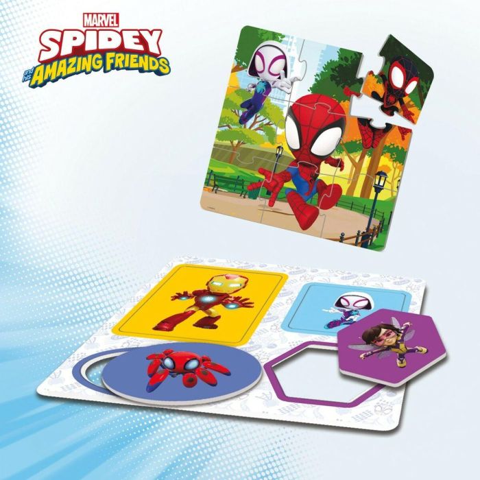 Juego Educativo Spidey 24,5 x 0,2 x 24,5 cm (6 Unidades) 10 en 1 2