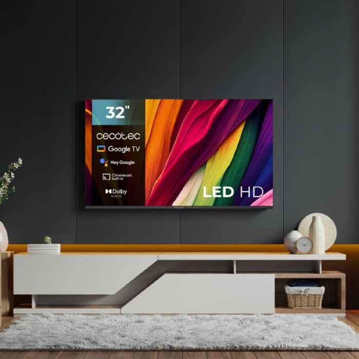 Cecotec 03619 Televisor 81,3 cm (32") HD Smart TV Negro 2 Cecotec 03619 Televisor 81,3 cm (32") HD Smart TV Negro 2