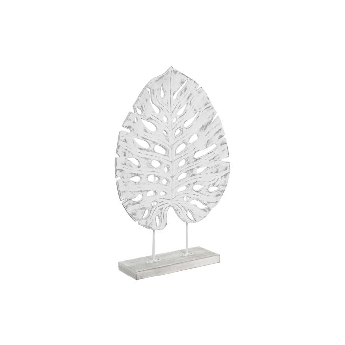 Decoracion Tropical DKD Home Decor Blanco 10 x 49 x 32 cm