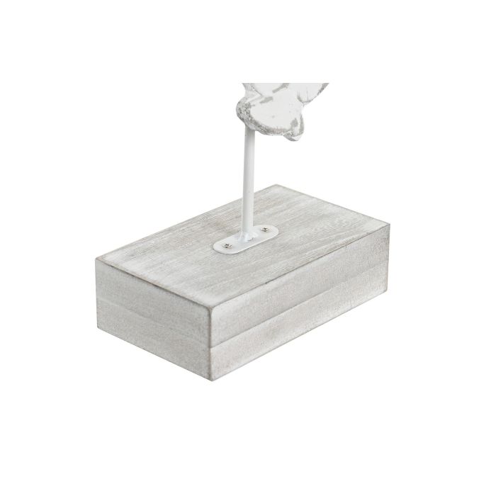 Decoracion Tropical DKD Home Decor Blanco 8 x 56 x 13 cm 1