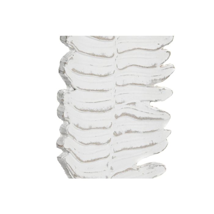 Decoracion Tropical DKD Home Decor Blanco 8 x 56 x 13 cm