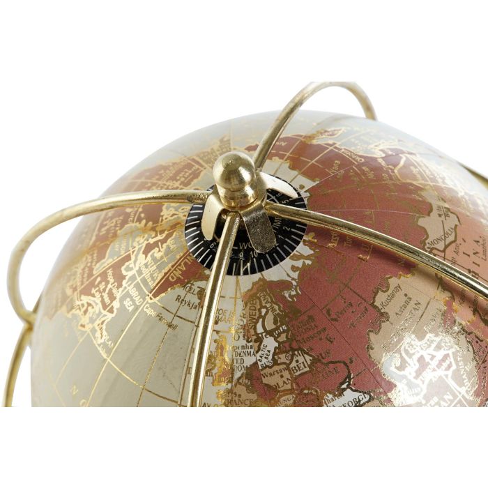 Globo Terraqueo Vintage DKD Home Decor Multicolor 15 x 17 x 15 cm (6 Unidades) 2