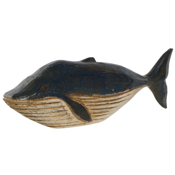 Figura Atlantico DKD Home Decor Azul Marino Blanco 7 x 12 x 40 cm