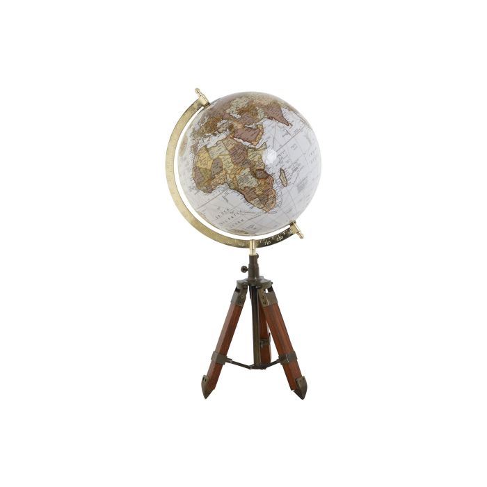 Globo Terraqueo Vintage DKD Home Decor Marron 25 x 55 x 25 cm