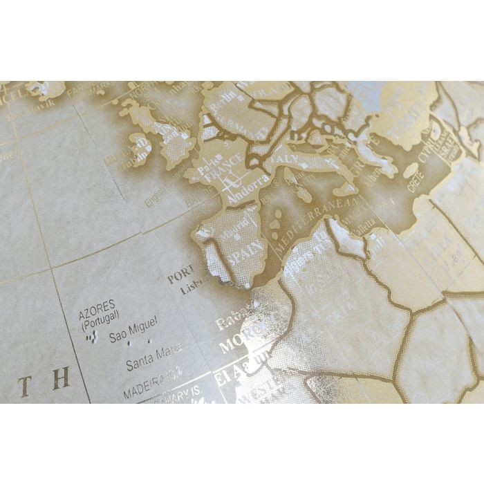 Globo Terraqueo Vintage DKD Home Decor Blanco Dorado 25 x 40 x 25 cm (2 Unidades) 1 Globo Terraqueo Vintage DKD Home Decor Blanco Dorado 25 x 40 x 25 cm (2 Unidades) 1