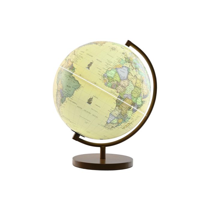 Globo Terraqueo Urban DKD Home Decor Marron Multicolor 25 x 34 x 26 cm