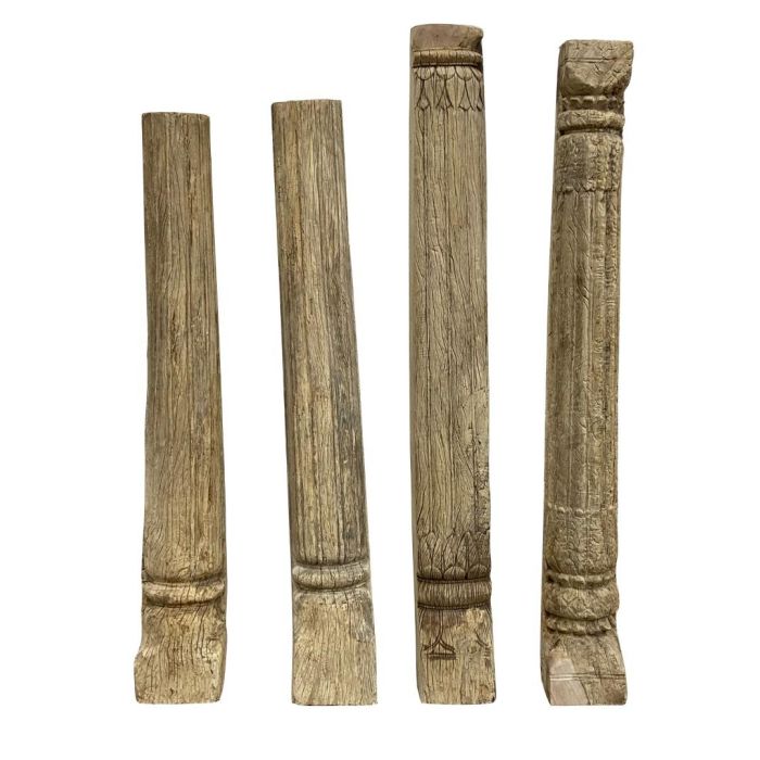 Columna Item Home DKD Home Decor Natural 19 x 160 x 17 cm