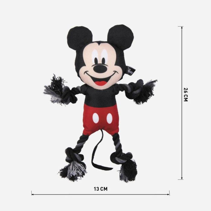 Cerdá Cuerda Dental Mickey para Perro | Juguete de Higiene Bucal para Masticar y Limpiar Dientes | Color Negro | Dimensiones 15x6x28 cm 4 Cerdá Cuerda Dental Mickey para Perro | Juguete de Higiene Bucal para Masticar y Limpiar Dientes | Color Negro | Dimensiones 15x6x28 cm 4