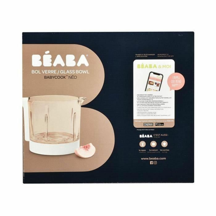 BEABA Bol de vidrio Babycook Neo blanco 3 BEABA Bol de vidrio Babycook Neo blanco 3