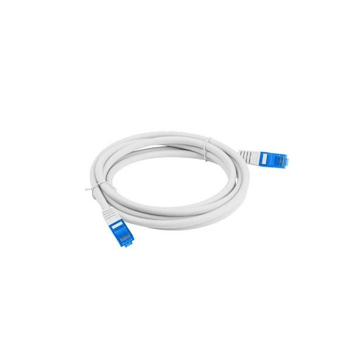 Lanberg Cable de Red Latiguillo Cat.6A S/FTP 50 cm Gris CCA AWG 26 10 Gigabit Ethernet 2