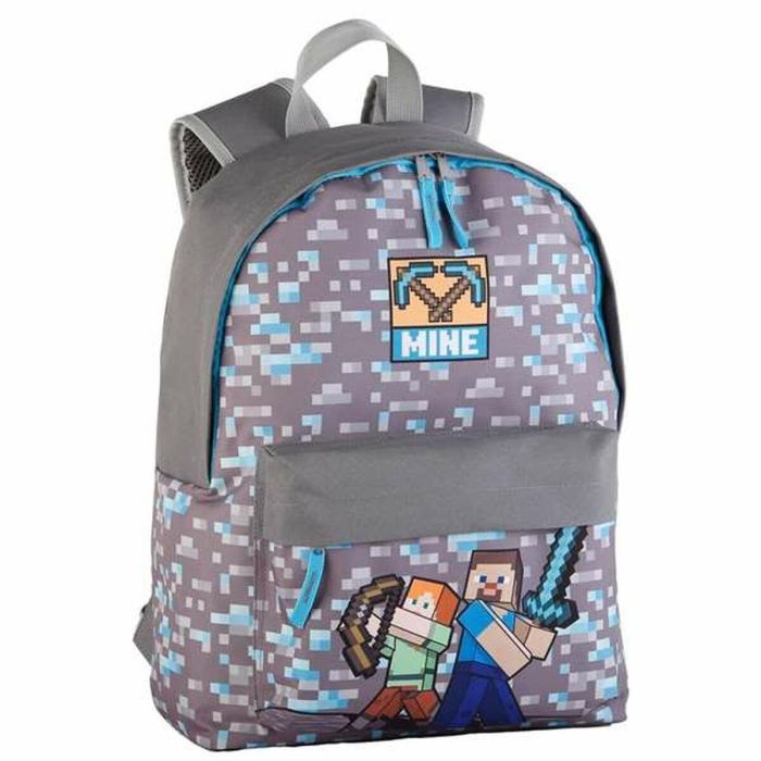 Mochila americana minecraft warriors adaptable a carro, .42 x 31 x 13.5 cm. Mochila americana minecraft warriors adaptable a carro, .42 x 31 x 13.5 cm.