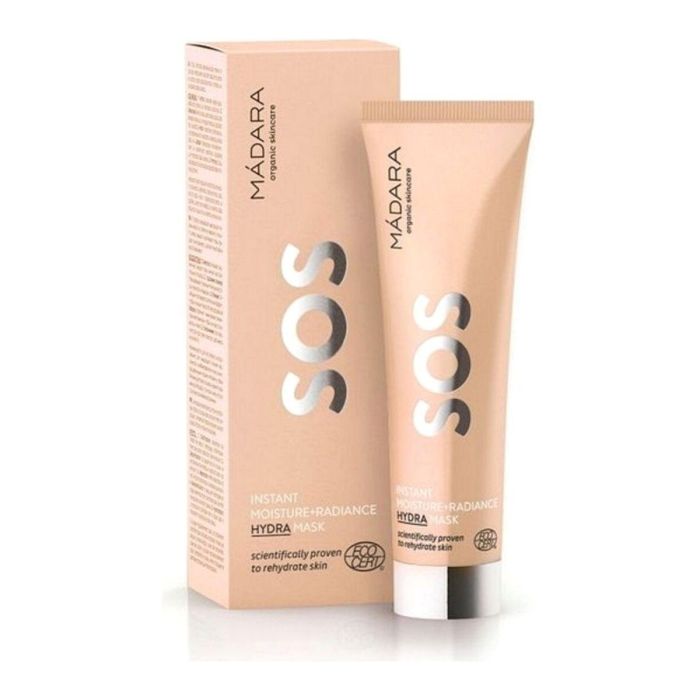 MÁDARA Organic Skincare SOS hydra moisture + radiance mask - Mascarilla Facial Hidratante y Radiante para Todo Tipo de Pieles MÁDARA Organic Skincare SOS hydra moisture + radiance mask - Mascarilla Facial Hidratante y Radiante para Todo Tipo de Pieles