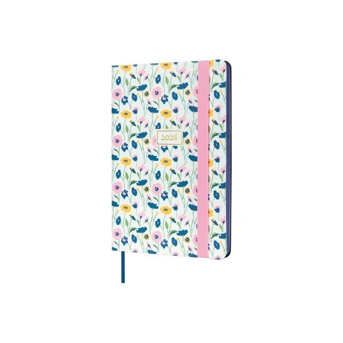 Agenda Anual (2026) Finocam Flexi Joy Cosida Tapa Flexible Con Goma F4 118X168 S/V Apais. Fiona