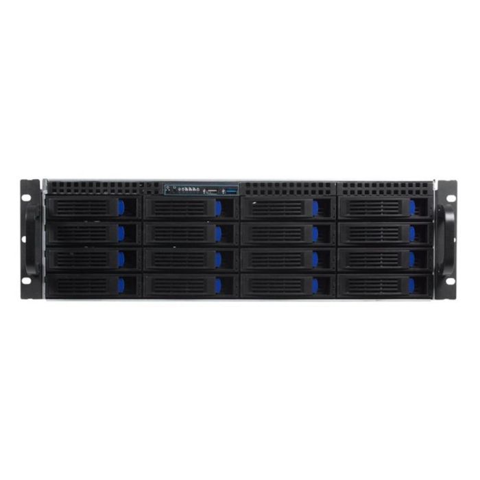 Unykach HSW4416 Caja Rack 19 Pulgadas 3U 16 Bahías Hot-Swap Servidores ATX USB 3.0 para Almacenamiento