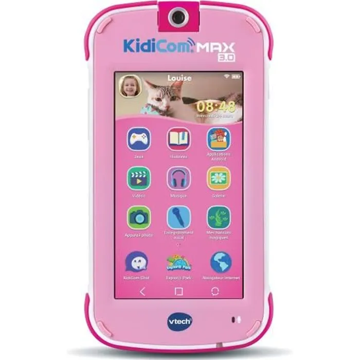 Vtech KidiCom Max 3.0 Rosa para Niños de 3 a 8 Años con 16 Aplicaciones 0 Vtech KidiCom Max 3.0 Rosa para Niños de 3 a 8 Años con 16 Aplicaciones 0