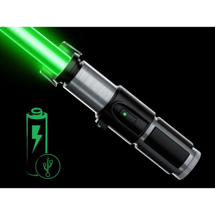 Sable de luz electrónico Force FX Elite de Yoda con LED y efectos de sonido premium, a partir de 14 años, Star Wars The Black Series 2