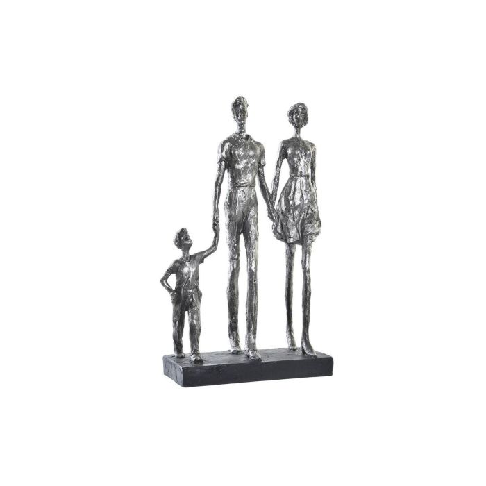 Figura Moderno DKD Home Decor Plateado Negro 11.5 x 41.5 x 26 cm