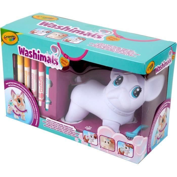 Washimals Jumbo Pets El Gran Wilbur 74-0227 Crayola Washimals Jumbo Pets El Gran Wilbur 74-0227 Crayola