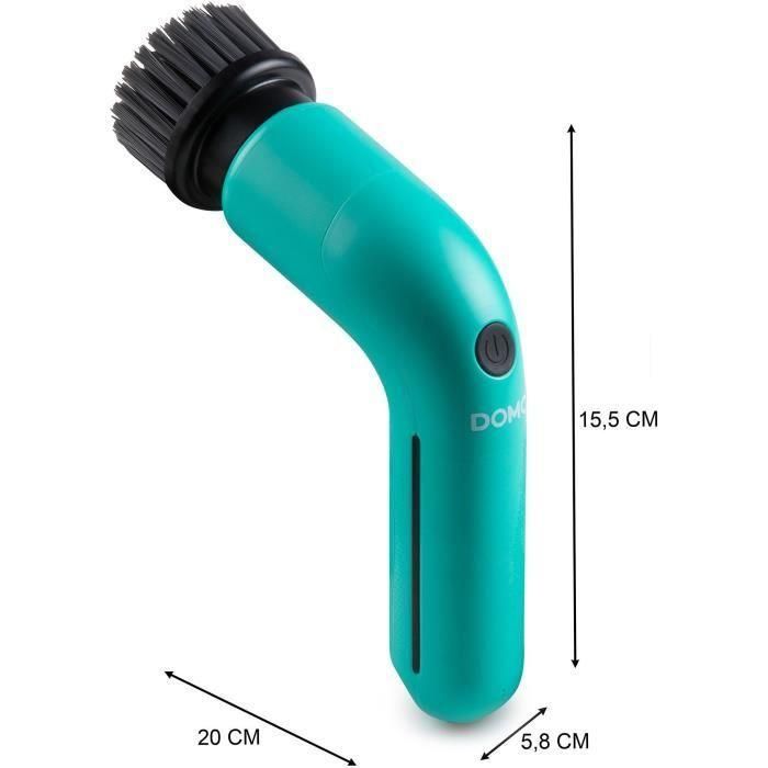 Cepillo de limpieza giratorio inalámbrico - DOMO - DO248SB - 3,7 V - 60 min - 2 velocidades - Azul 3 Cepillo de limpieza giratorio inalámbrico - DOMO - DO248SB - 3,7 V - 60 min - 2 velocidades - Azul 3