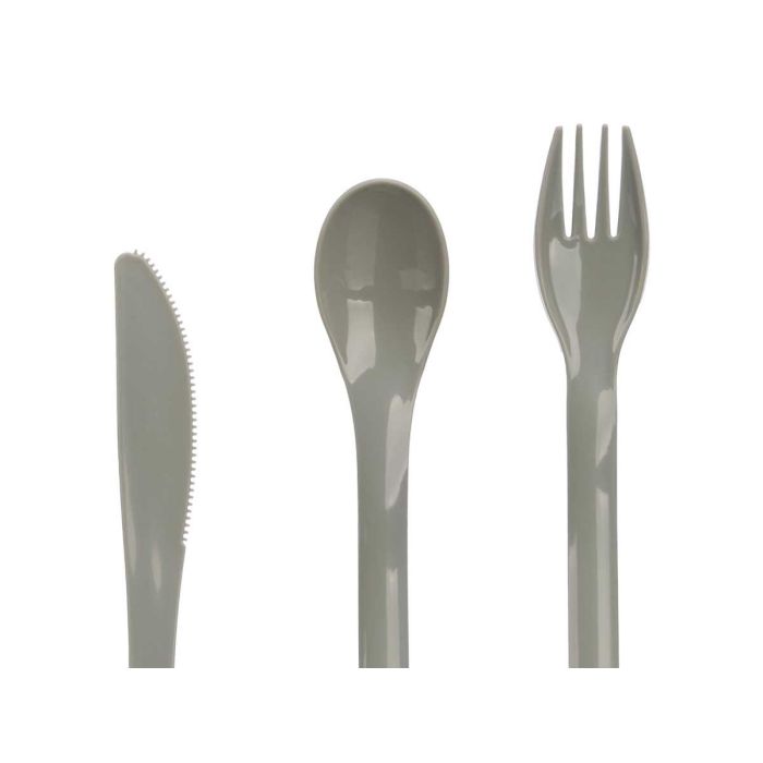 Set 4 Pzs Cubiertos Picnic Col Gris Leknes 20X3CM (24 Unidades) 3 Set 4 Pzs Cubiertos Picnic Col Gris Leknes 20X3CM (24 Unidades) 3