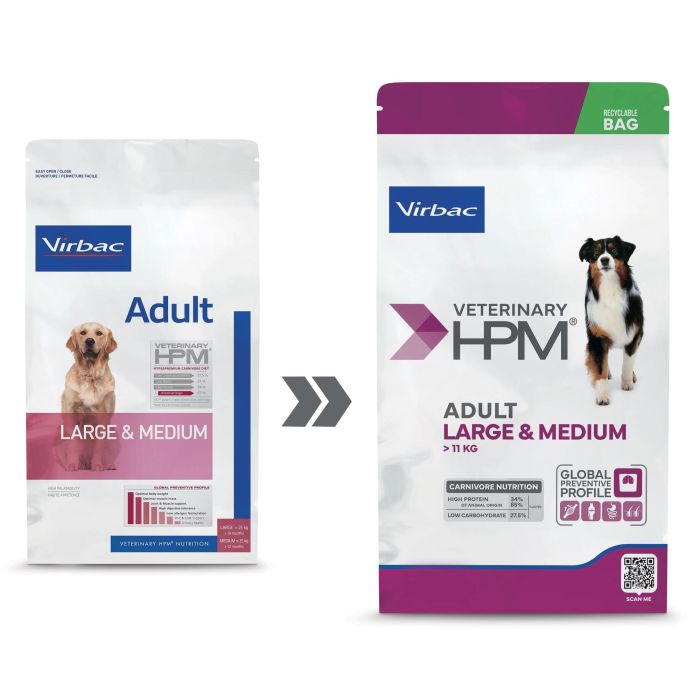 Virbac Alimento para Perros Adultos Razas Grandes y Medianas 7 kg