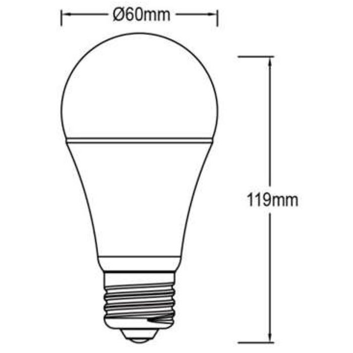 Lámpara Led Bulbo Opaco E27 De 11,5W 4500K Pack De 4 PANASONIC-PANALIGHT LDAHV11LH45EL-ECO-4x 2