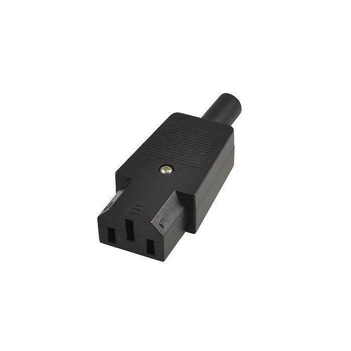 MicroConnect C13PLUG Adaptador de Corriente IEC con Enchufe C13 para Ordenadores, Monitores y Periféricos