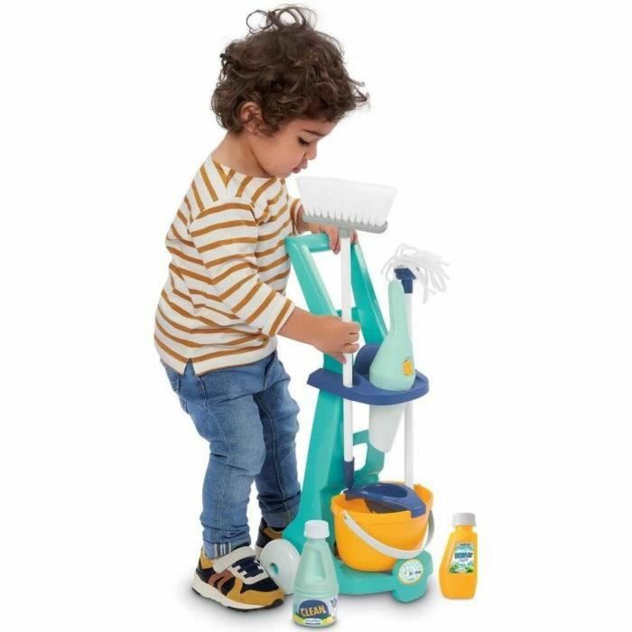 Ecoiffier Carro de Limpieza Infantil con Accesorios Incluidos, Escoba, Cubo y Aspirador de Mano - A partir de 3 Años 3