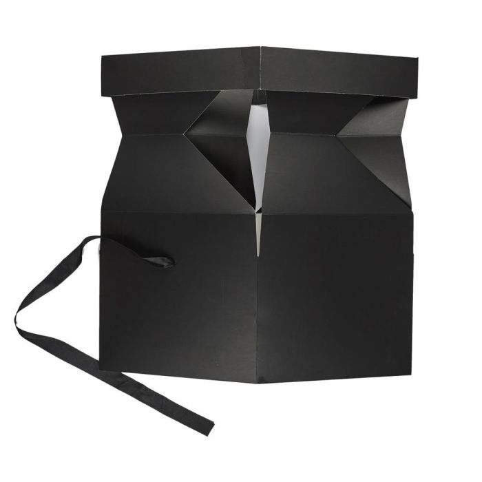 Caja para regalo plegable negra 3