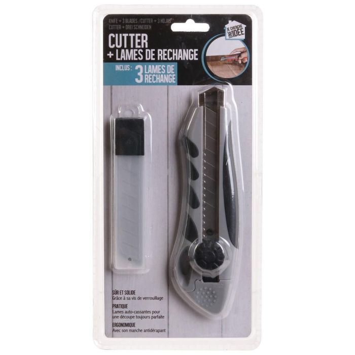 Cutter Con 3 Cuchillas Recambio Je cherche une Idee