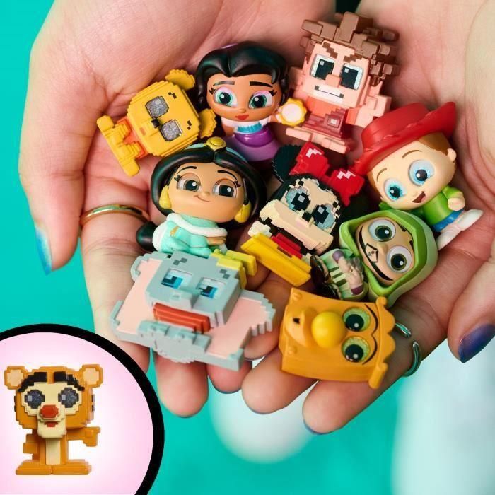 Figuras coleccionables - DISNEY Doorables - Multi Peek PIXEL PERFECT - 5 a 7 figuras, 4 cm, 50 para coleccionar, 8 pixeladas 2