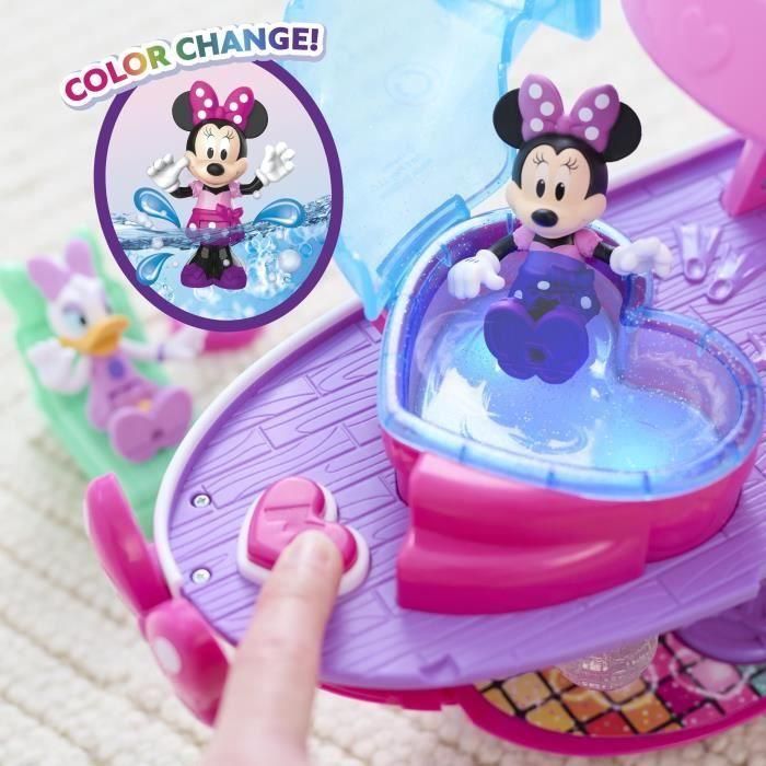 Juguete interactivo - DISNEY MINNIE MOUSE - Minnie's Yacht - Yate con 14 accesorios, cambiador y piscina 4