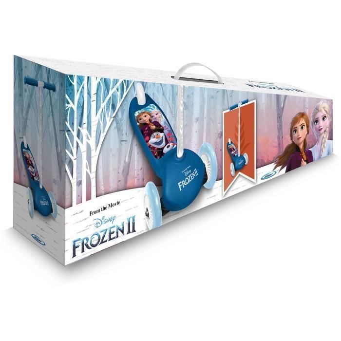 Patinete Frozen Queen Of The Snow Ruedas x 3 Azul Infantil Plástico 3