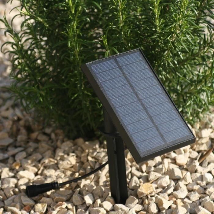 Guirnalda de luz solar - LUMISKY - MAFY SOLAR - 6,50 m - 10 bombillas de filamento vintage - LED blanco cálido 1 Guirnalda de luz solar - LUMISKY - MAFY SOLAR - 6,50 m - 10 bombillas de filamento vintage - LED blanco cálido 1