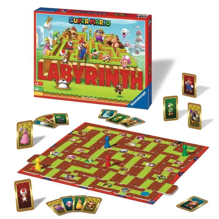 Ravensburger 4005556260638 Labyrinth Super Mario Juego de Mesa 1