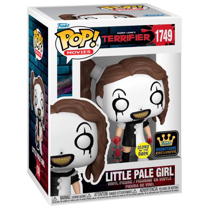 FUNKO Figura POP Terrifier Damien Little Pale Girl 9cm Vinilo