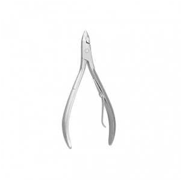 Bifull Alicate de Uñas Punta Fina 10 cm para Manicura y Pedicura