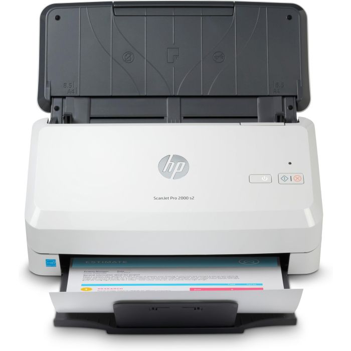 Escáner Documental HP ScanJet Pro 2000 S2 con Alimentador de Documentos ADF/ Doble cara Escáner Documental HP ScanJet Pro 2000 S2 con Alimentador de Documentos ADF/ Doble cara