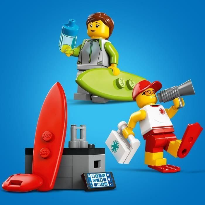 Juego de construccion furgoneta de rescate del socorrista lego city 5